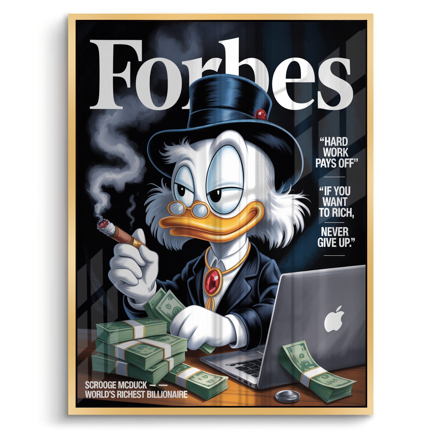 2Forbes Scrooge McDuck - Acrylic