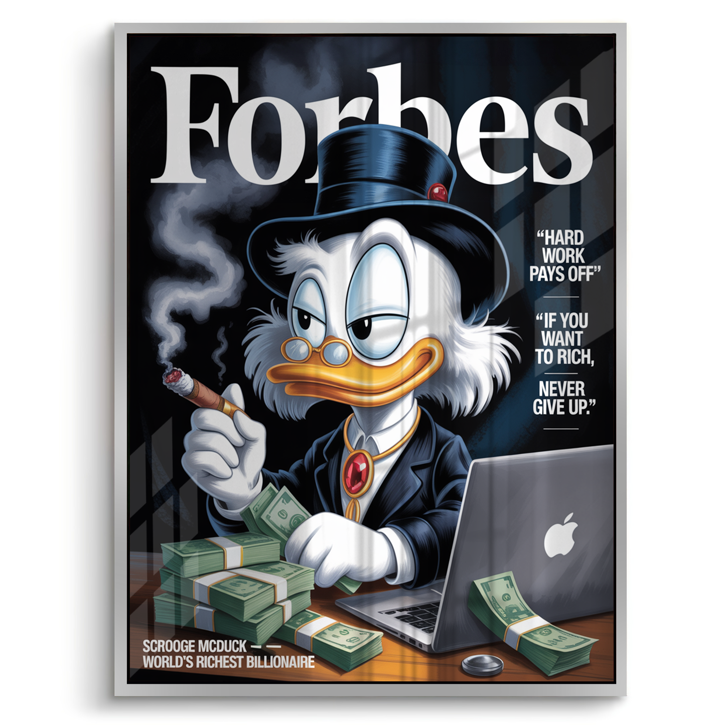 2Forbes Scrooge McDuck - Acrylic