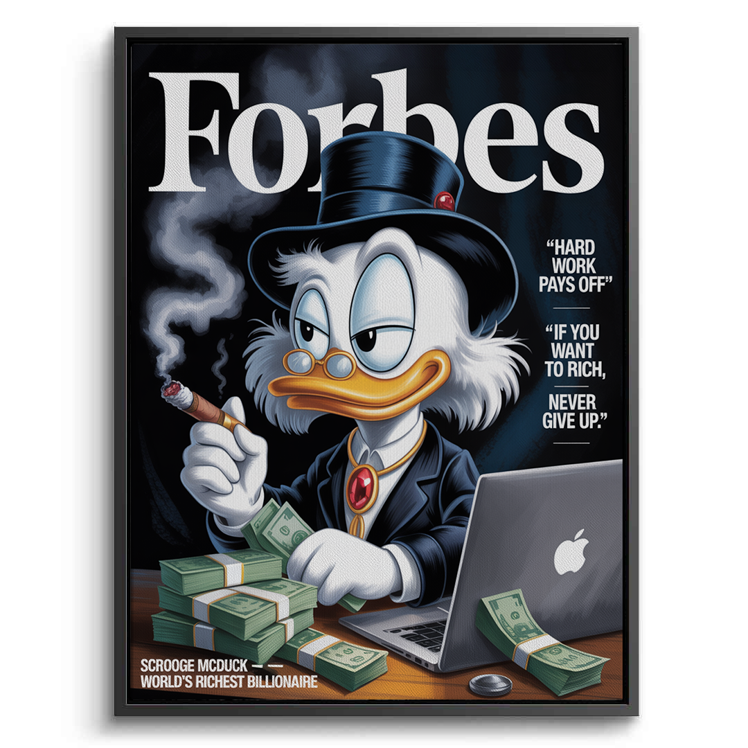 2Forbes Scrooge McDuck - Canvas