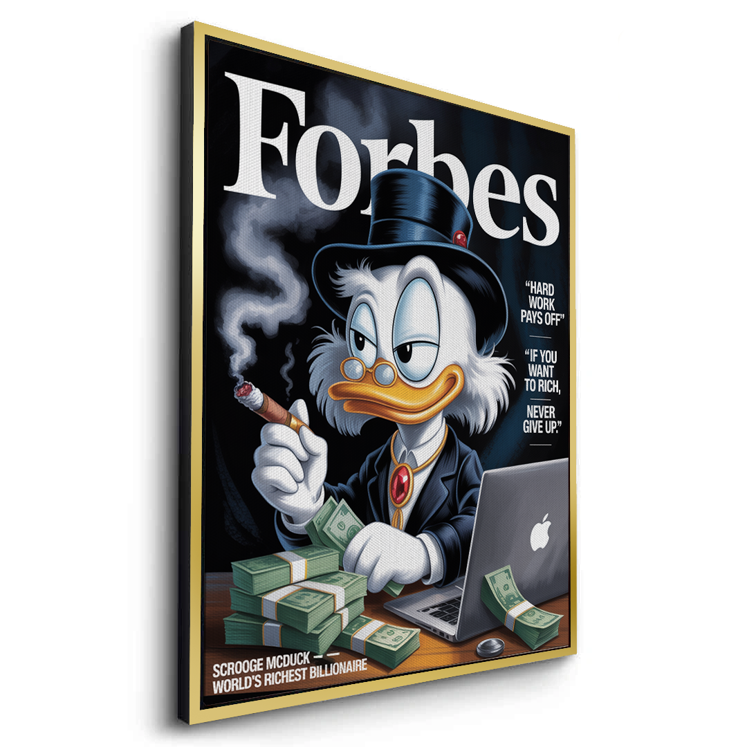 2Forbes Scrooge McDuck - Canvas