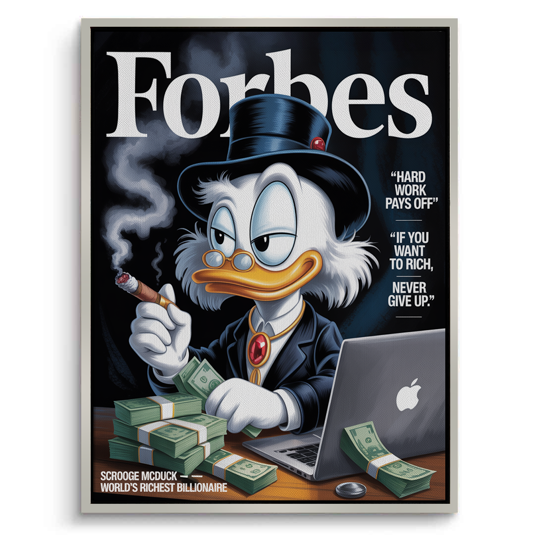 2Forbes Scrooge McDuck - Canvas