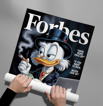 Forbes Scrooge McDuck - Poster