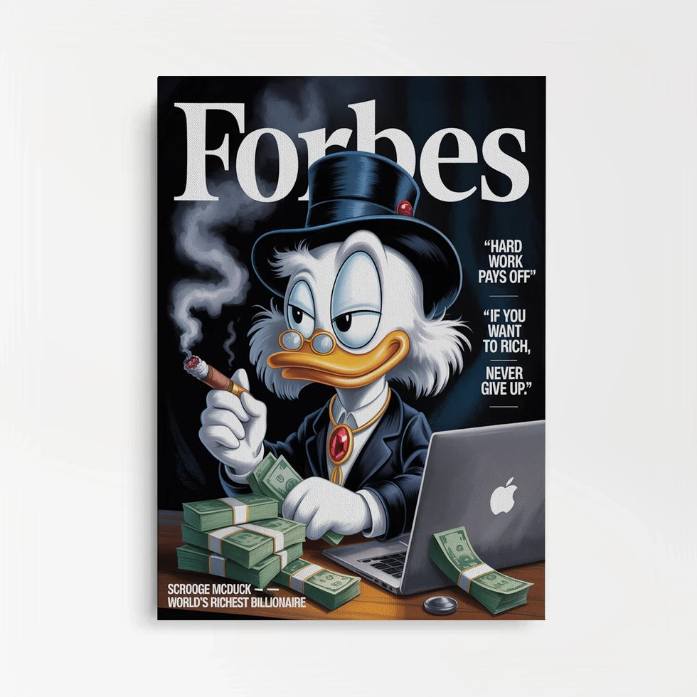 2Forbes Scrooge McDuck - Canvas - Jasmineart.ae