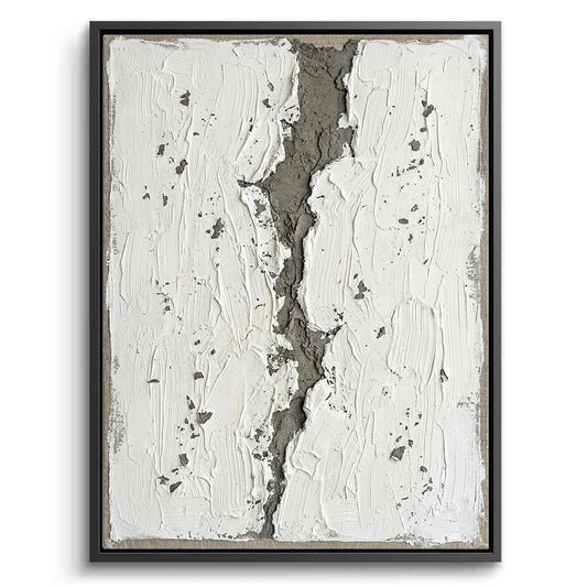 Fractured Earth wall art featuring abstract cracked textures and earthy tones, perfect for modern UAE home decor