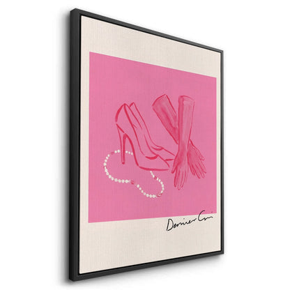 French Chic Pink Fashion - Canvas