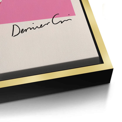 French Chic Pink Fashion - Canvas