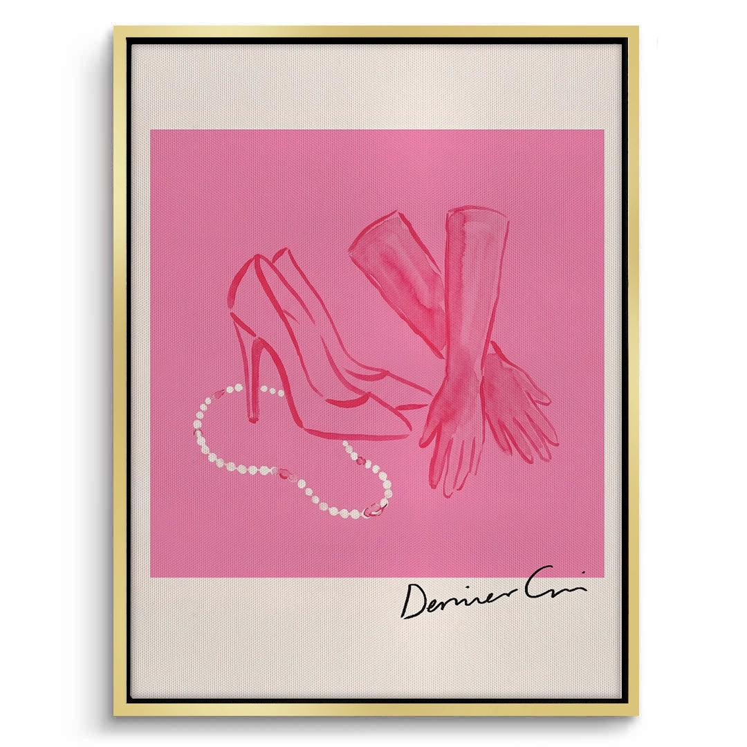 2French Chic Pink Fashion - Canvas