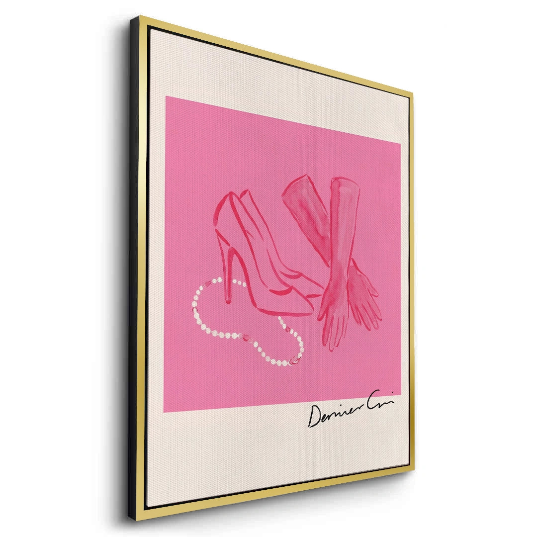 2French Chic Pink Fashion - Canvas