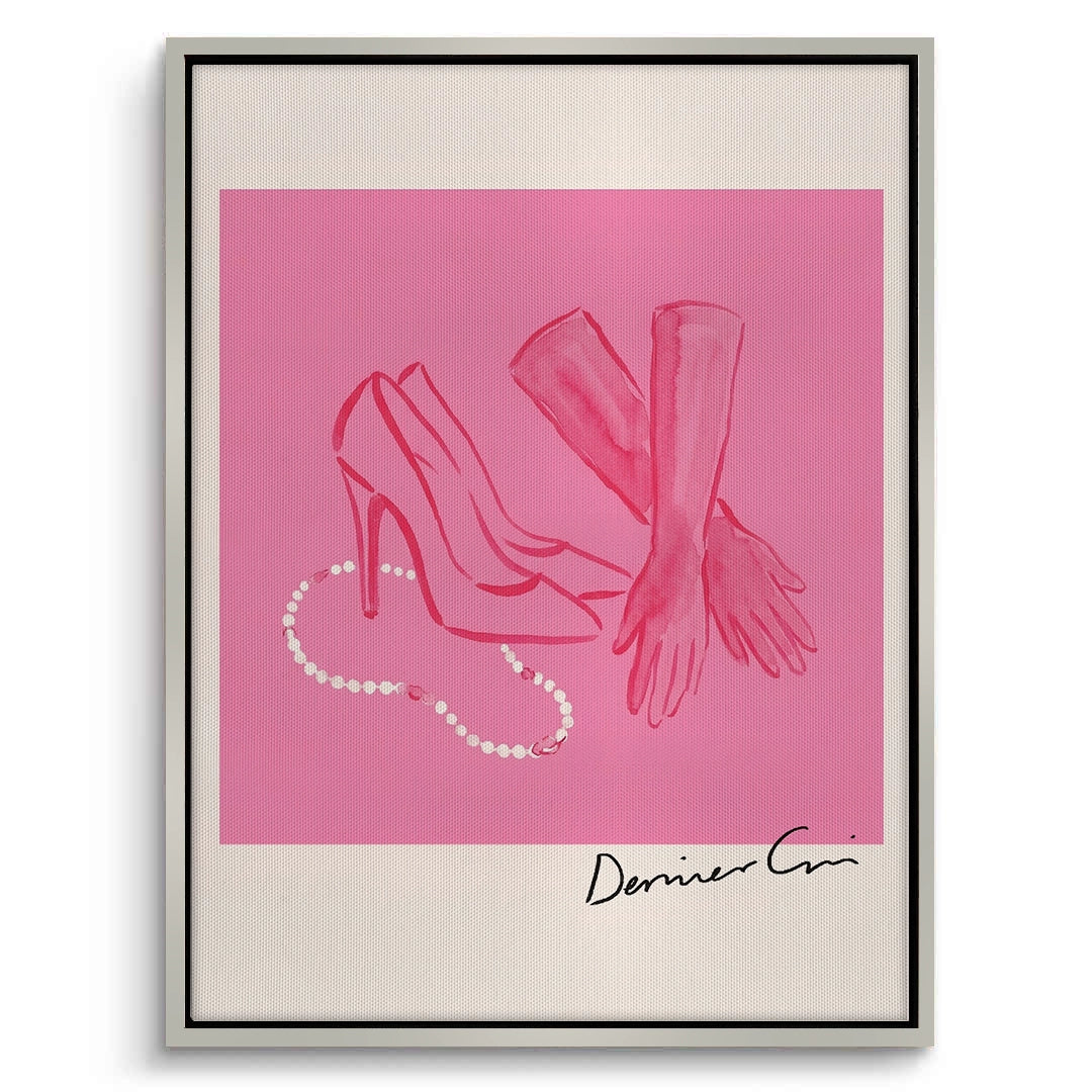2French Chic Pink Fashion - Canvas