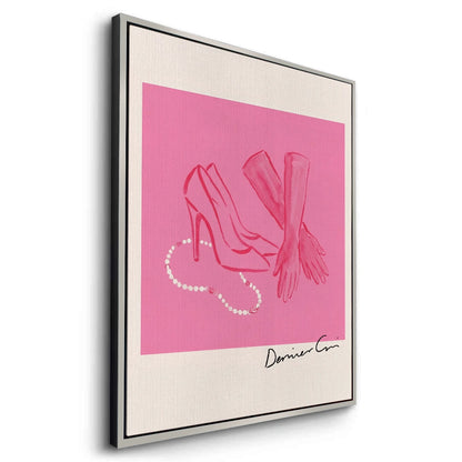 French Chic Pink Fashion - Canvas