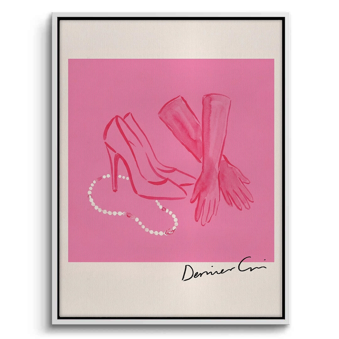 2French Chic Pink Fashion - Canvas