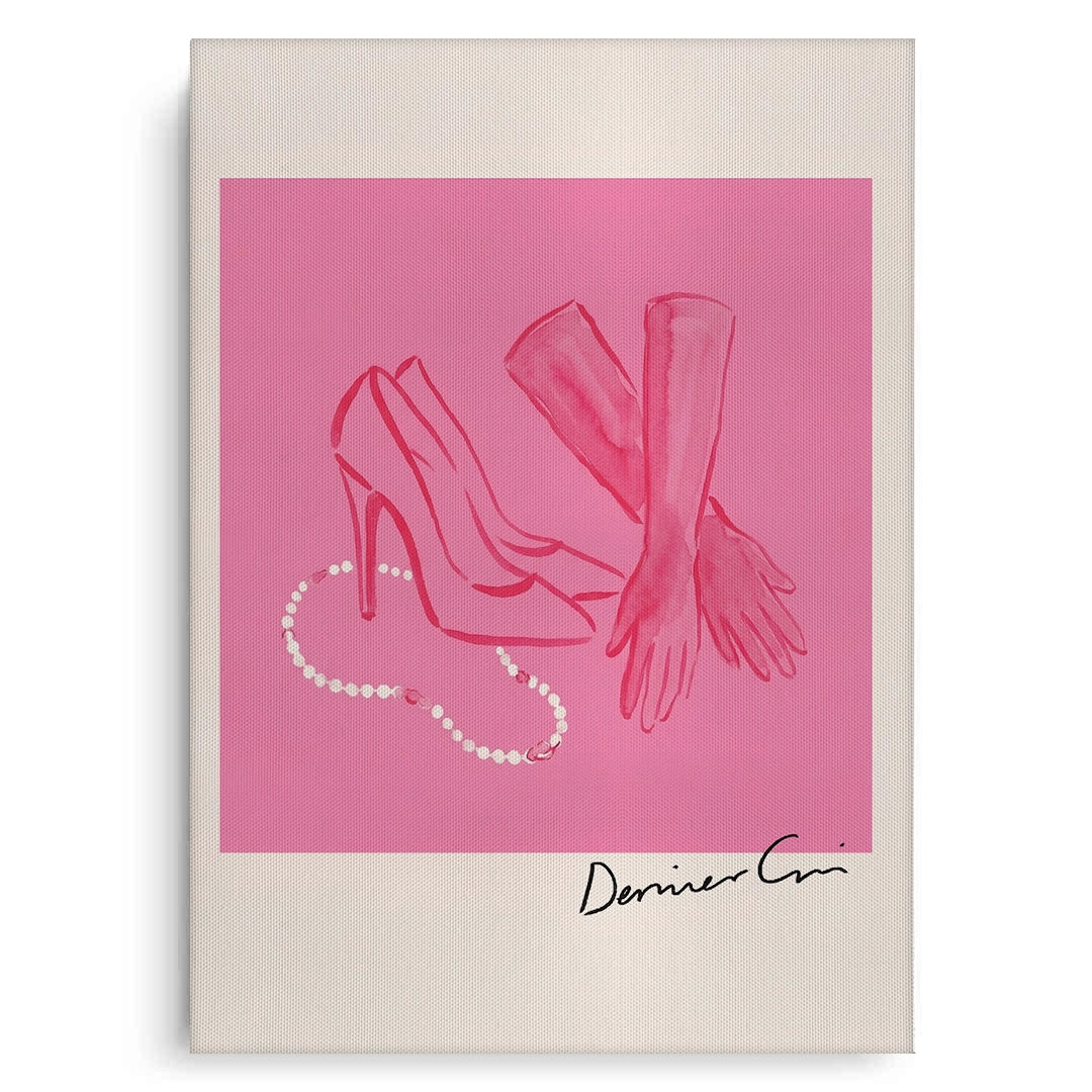 2French Chic Pink Fashion - Canvas
