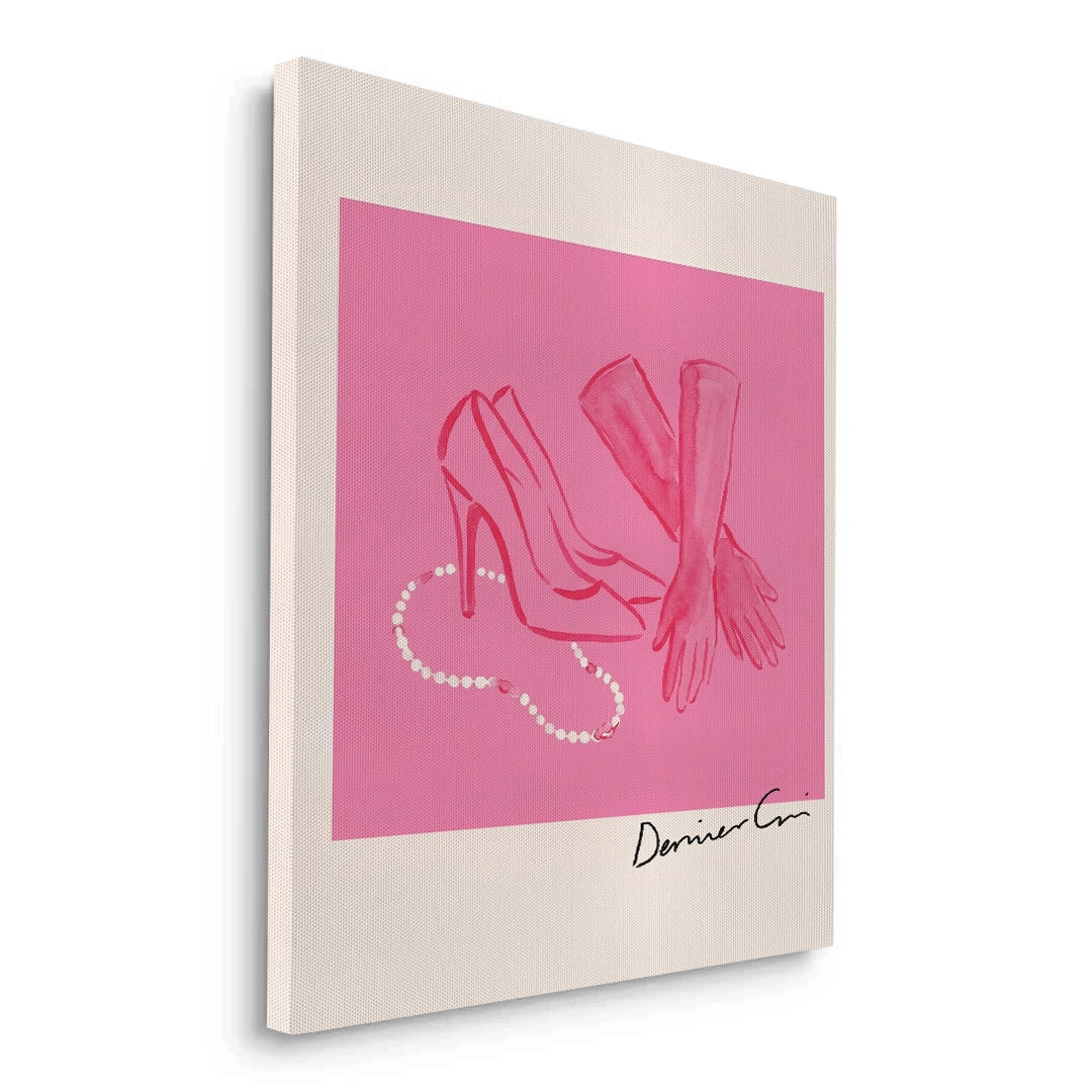 2French Chic Pink Fashion - Canvas
