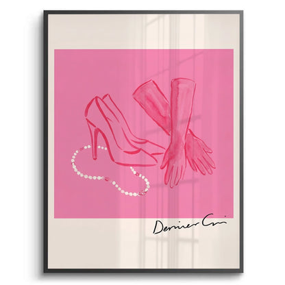 French Chic Pink Fashion - Fine Art