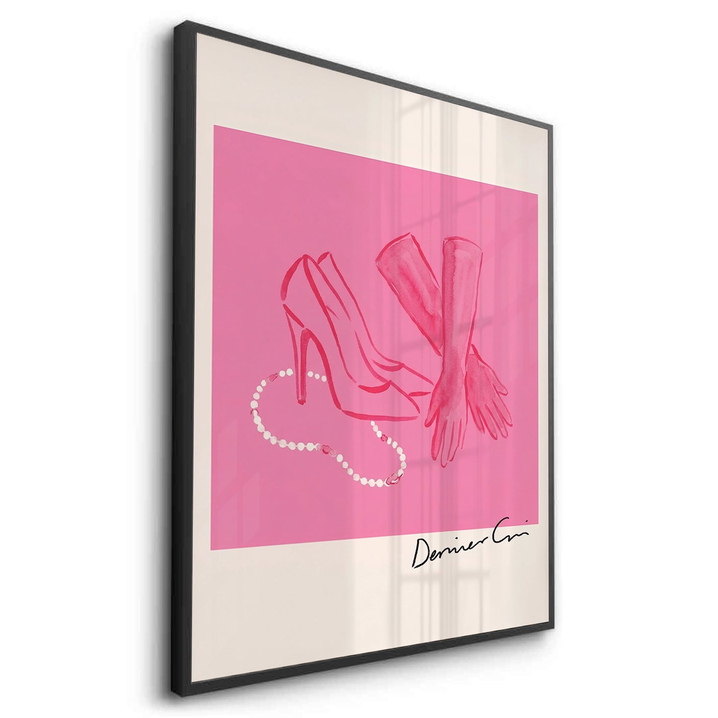 2French Chic Pink Fashion - Fine Art
