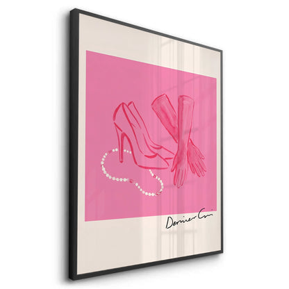 French Chic Pink Fashion - Fine Art