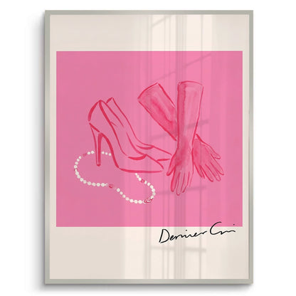 French Chic Pink Fashion - Fine Art