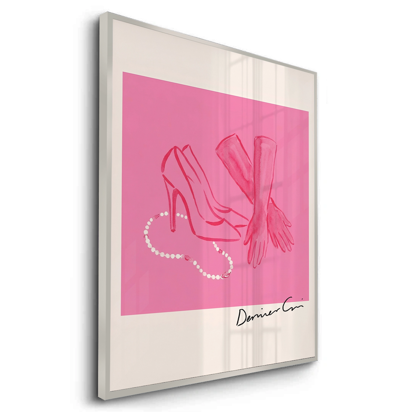 2French Chic Pink Fashion - Fine Art