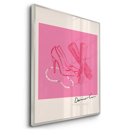 French Chic Pink Fashion - Fine Art