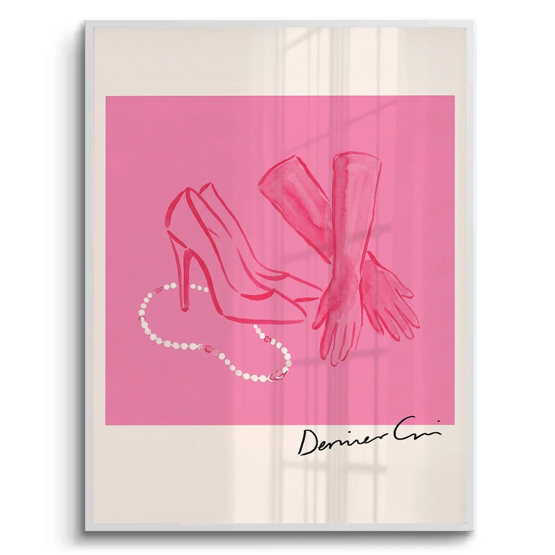 2French Chic Pink Fashion - Fine Art