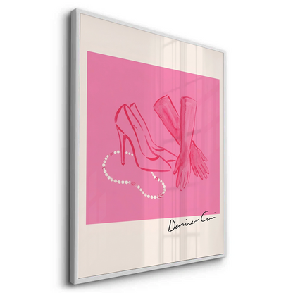 French Chic Pink Fashion - Fine Art