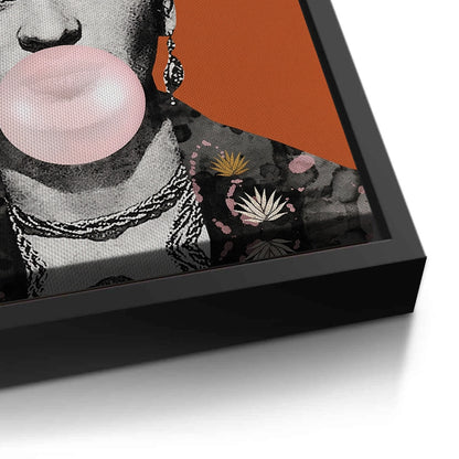Frida Kahlo Bubblegum - Canvas