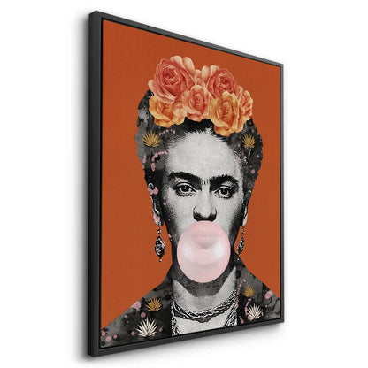 Frida Kahlo Bubblegum - Canvas