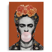 Frida Kahlo Bubblegum - Canvas