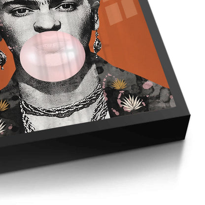 Frida Kahlo Bubblegum - Fine Art