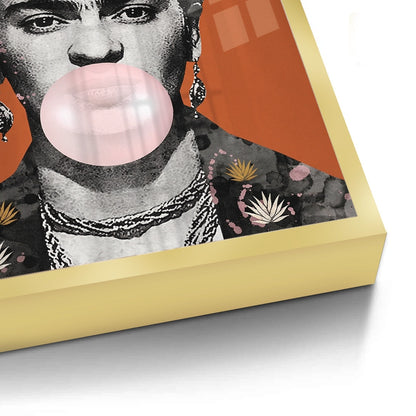 Frida Kahlo Bubblegum - Fine Art