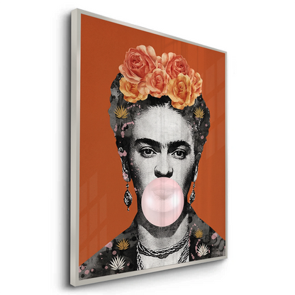 Frida Kahlo Bubblegum - Fine Art