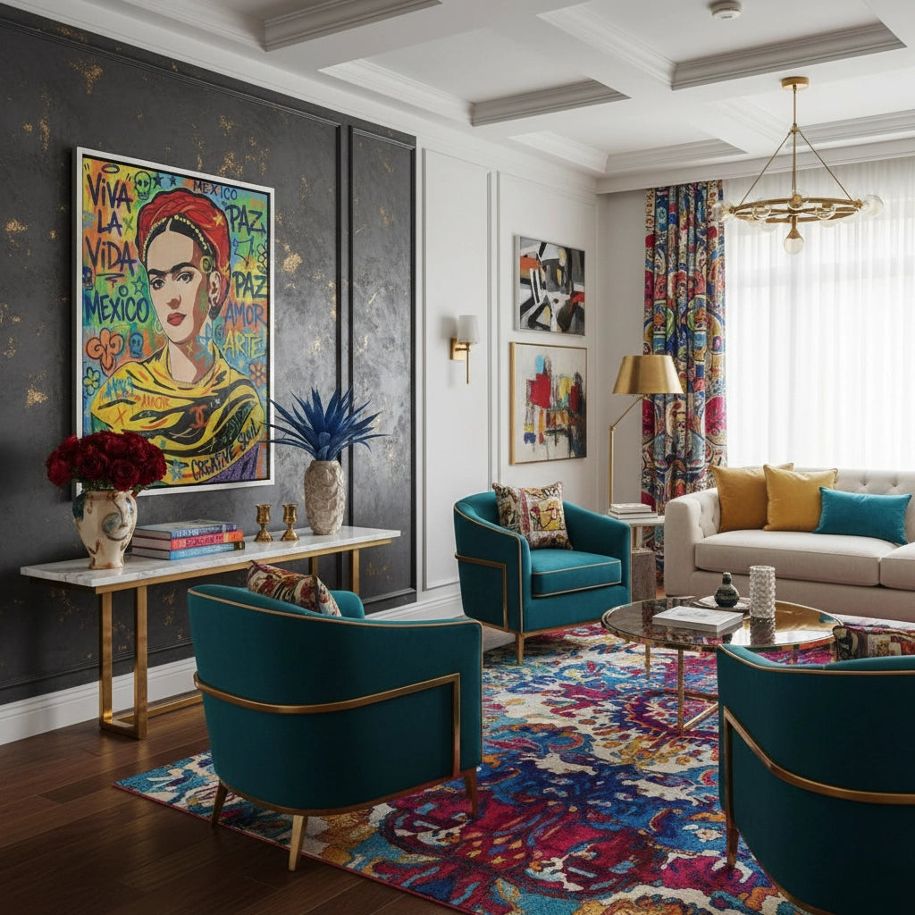 2Frida Kahlo Street Art - Canvas