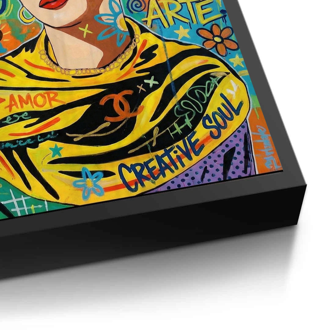 2Frida Kahlo Street Art - Fine Art