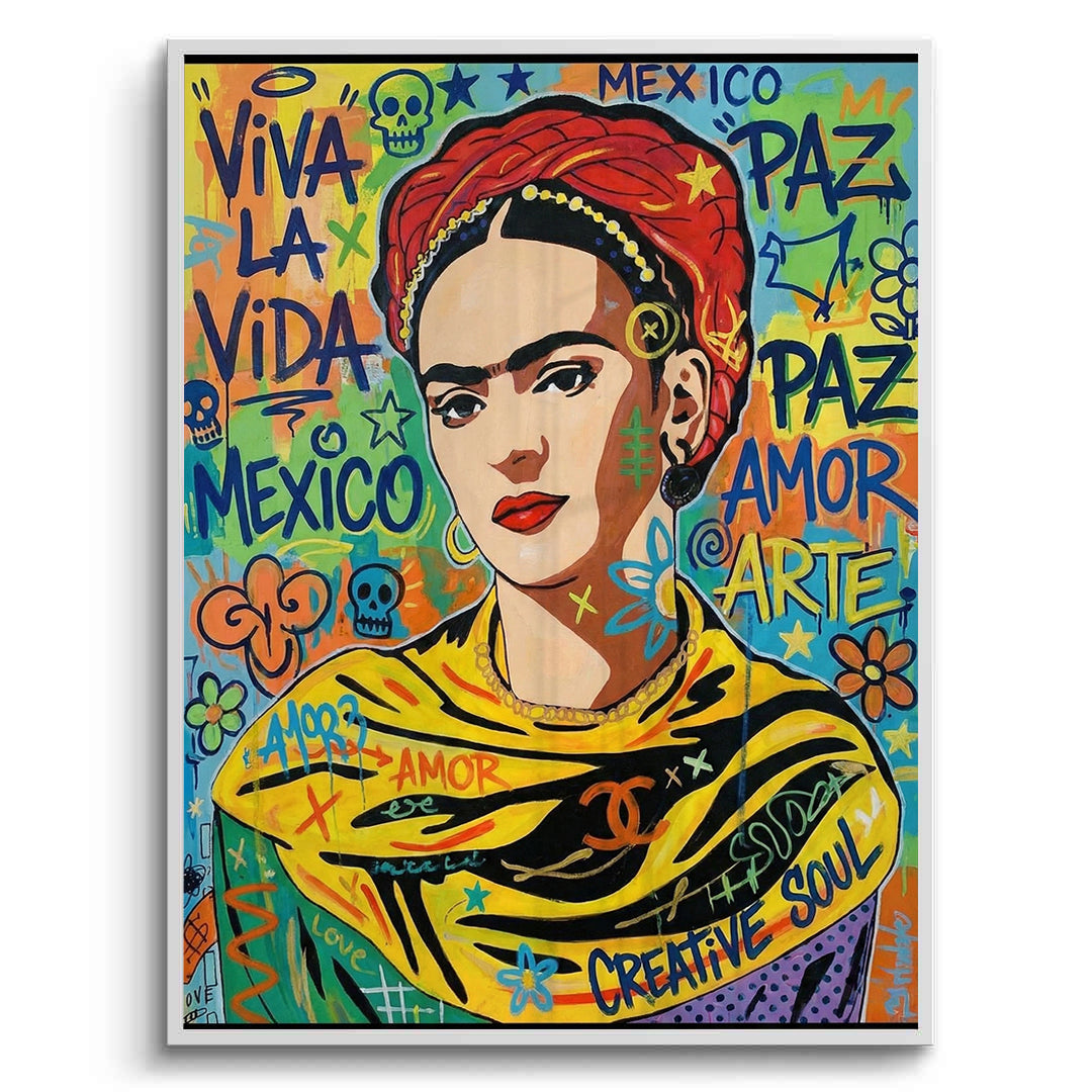 2Frida Kahlo Street Art - Fine Art