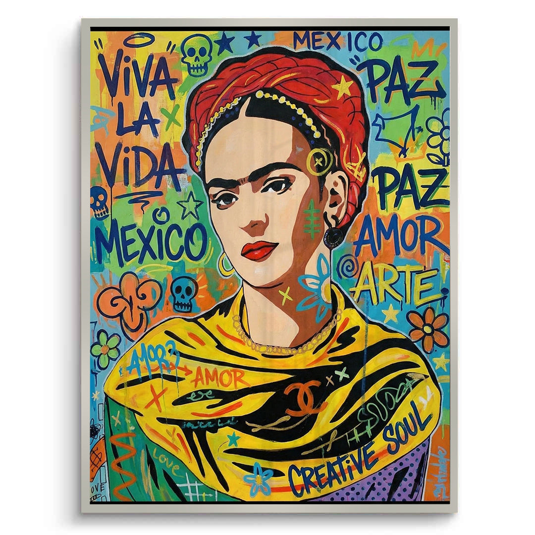2Frida Kahlo Street Art - Fine Art