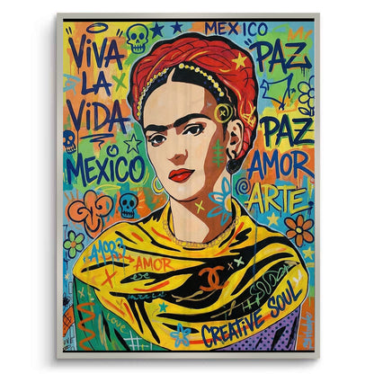 Frida Kahlo Street Art - Fine Art