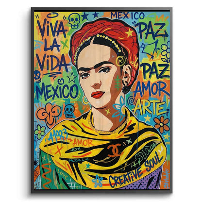 Frida Kahlo Street Art - Fine Art
