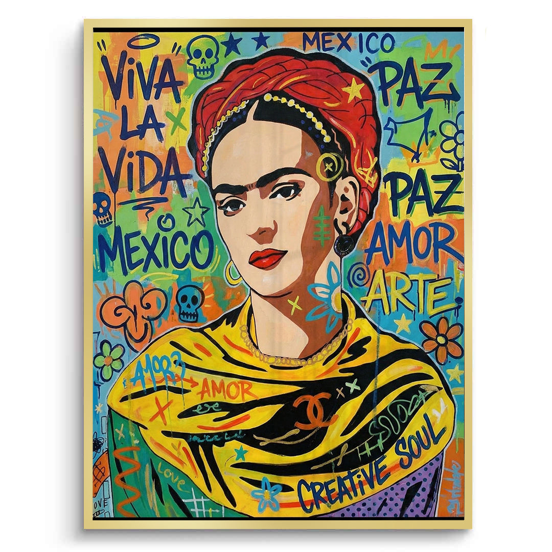 2Frida Kahlo Street Art - Fine Art