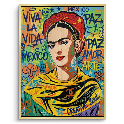 Frida Kahlo Street Art - Fine Art