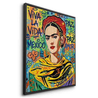 Frida Kahlo Street Art - Fine Art