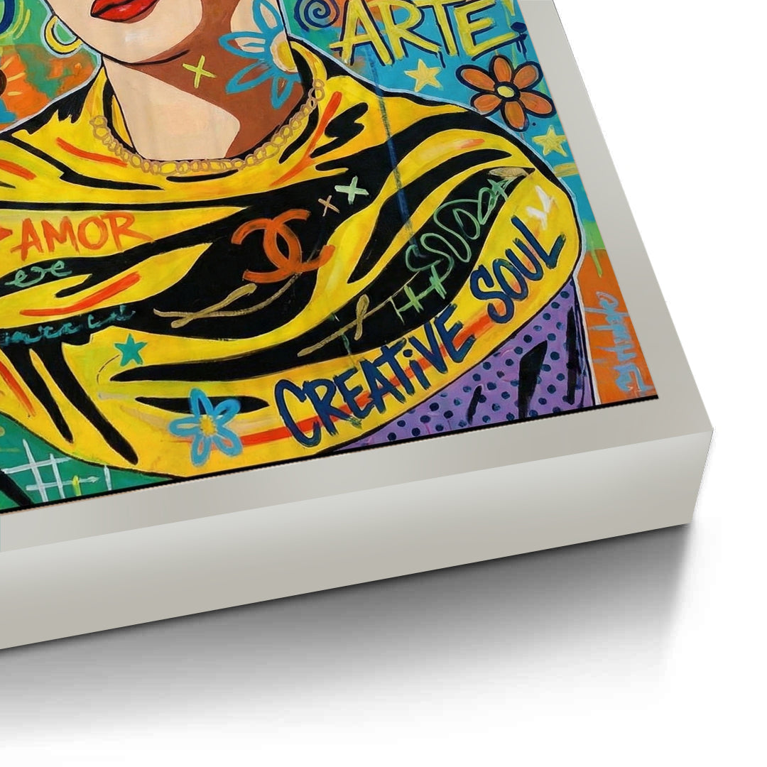 2Frida Kahlo Street Art - Fine Art