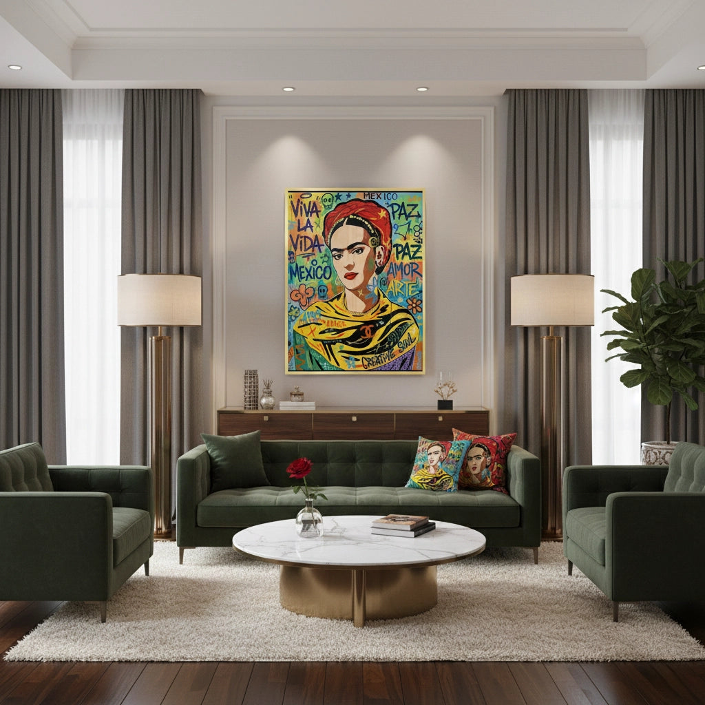 2Frida Kahlo Street Art - Fine Art