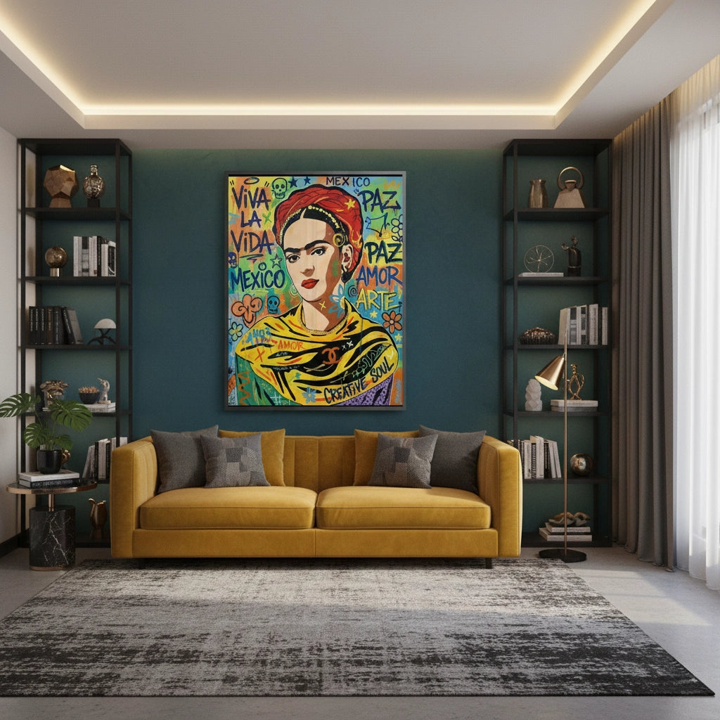 2Frida Kahlo Street Art - Fine Art