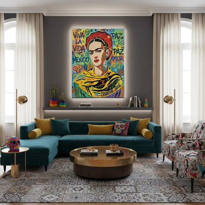 Frida Kahlo Street Art - Fine Art
