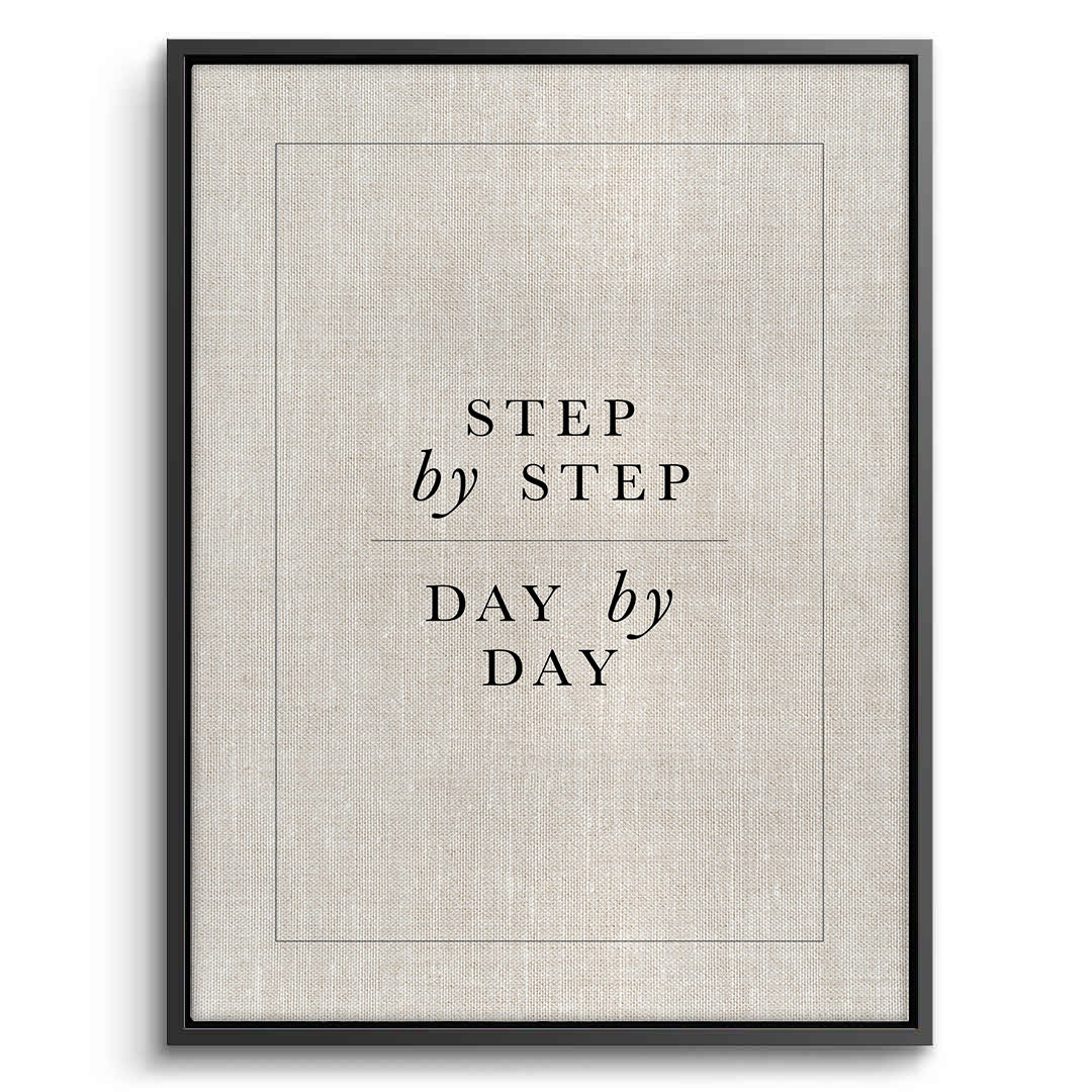 2Step By Step Day By Day - Canvas