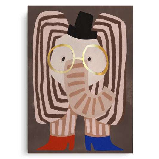 Funky Elephant - Canvas