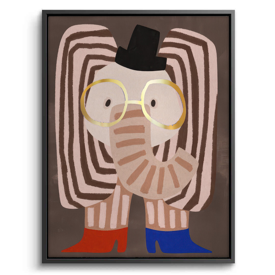 2Funky Elephant - Canvas