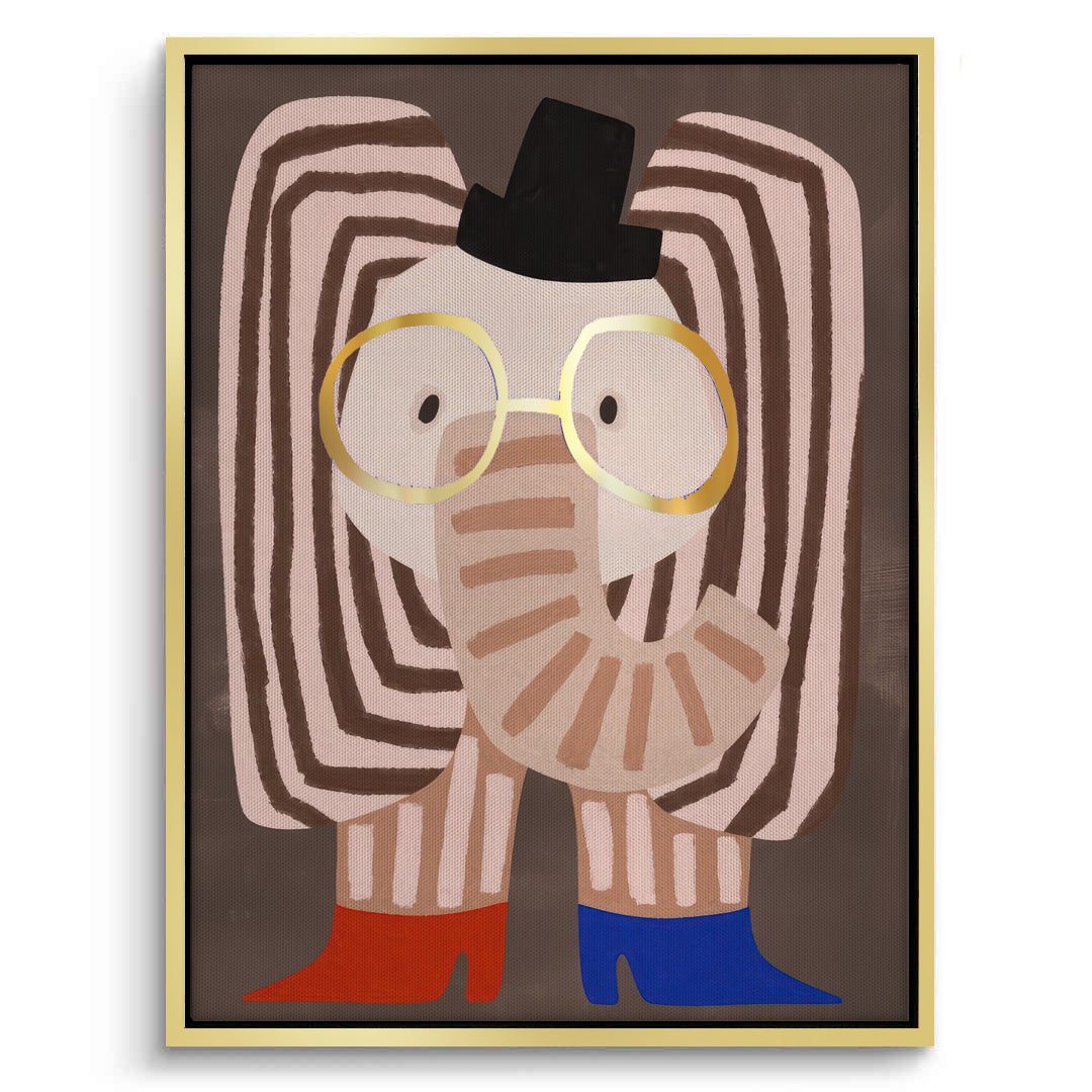 2Funky Elephant - Canvas