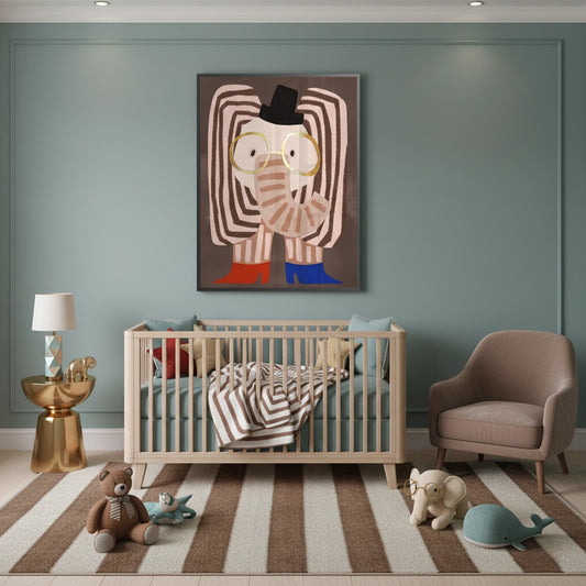 Funky Elephant - Fine Art