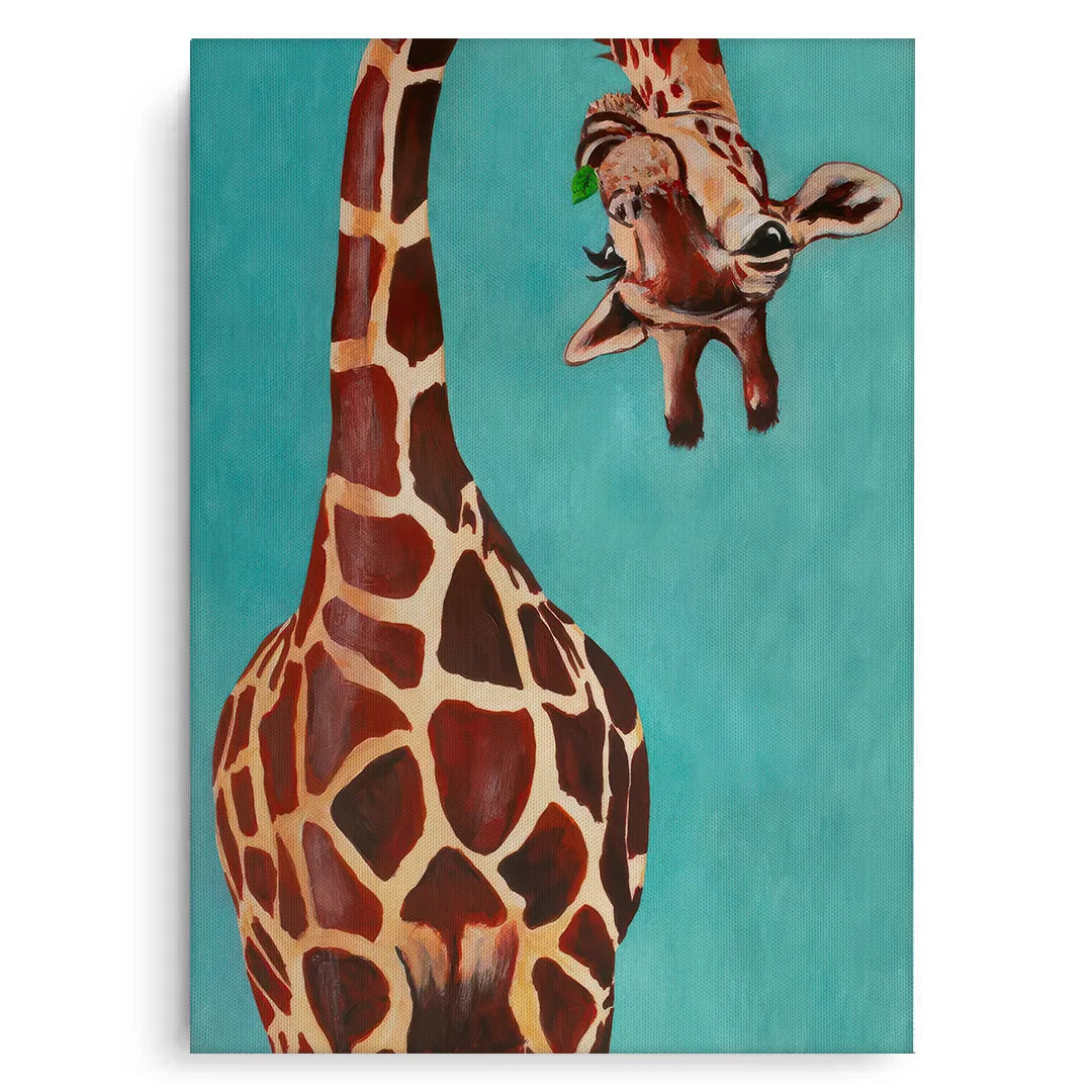 2Funny Giraffe - Canvas